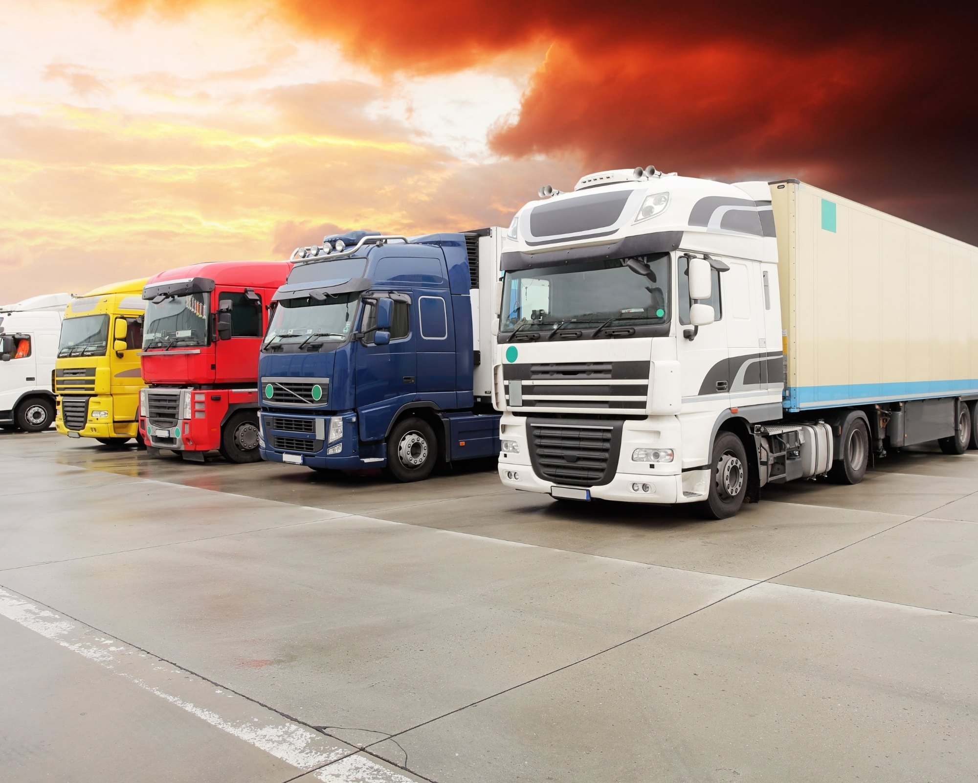 Road freight trucks